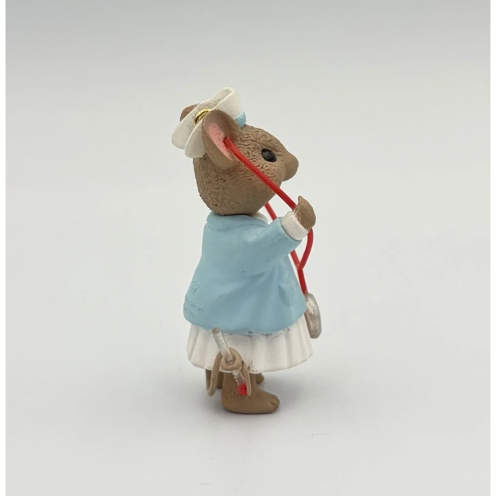 1996 Hallmark Keepsake Ornament Tender Lovin Care Nurse Mouse Ed Seale QX6114